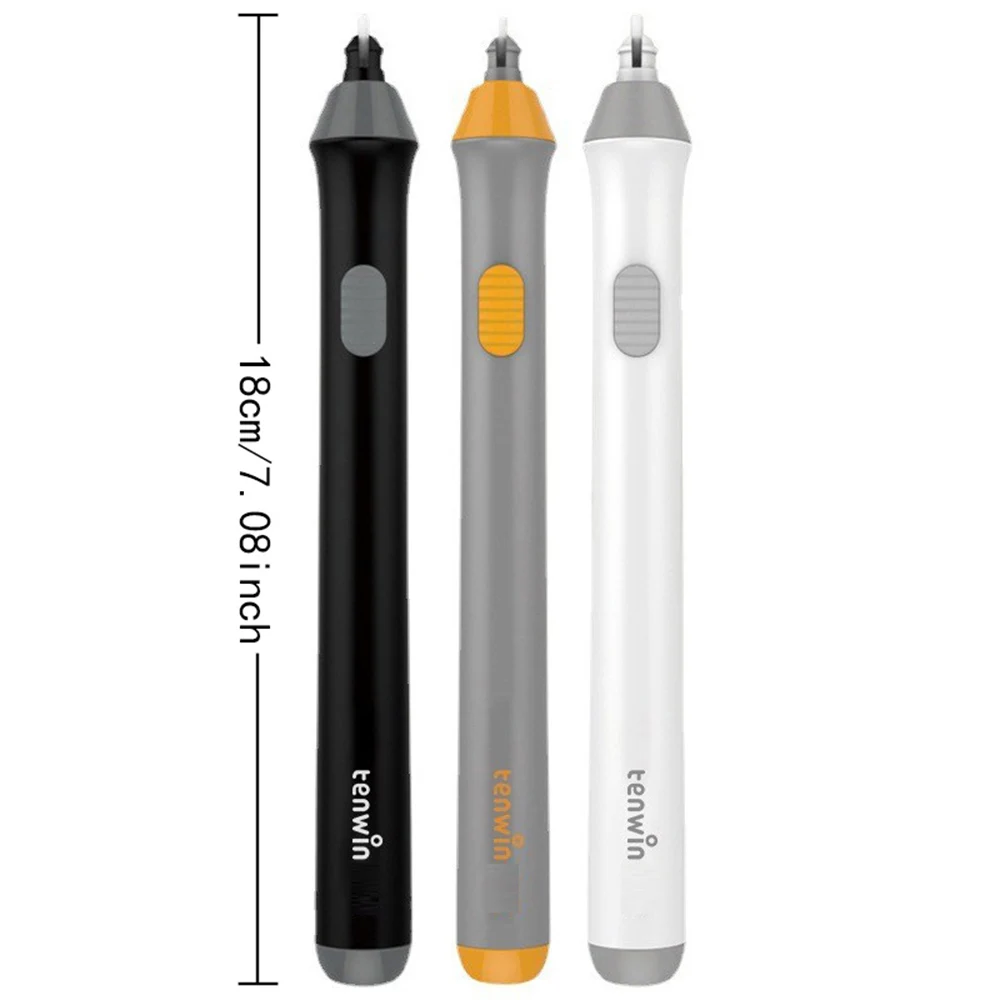 Adjustable Electric Rubber Eraser Tenwin with Rubber Refills Battery Power For Sketch Drawing Erasing School Stationery Supplies