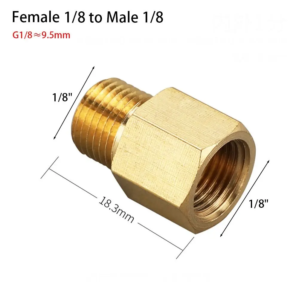 3/8 Maschio A 1/8 Femmina Npt In Ottone Tubo Riduttore