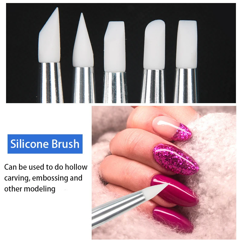 Silicone Tool Set (For Nails) 