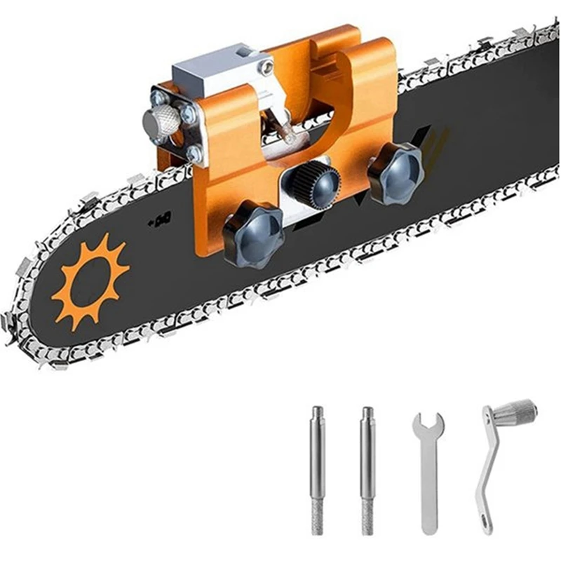 

Portable Chainsaw Chain Sharpener Sharpening Jig Woodworking Grinding Tools For All Kinds Of Chain Saw Sharpening