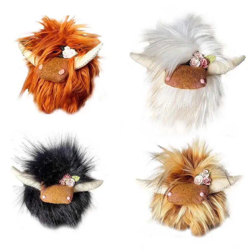 

Мягкая Корова Highland, милая корова Highland, плюшевые мягкие плюшевые игрушки, реалистичное Мягкое Животное, пушистые детские игрушки для взрослых детей, мальчиков