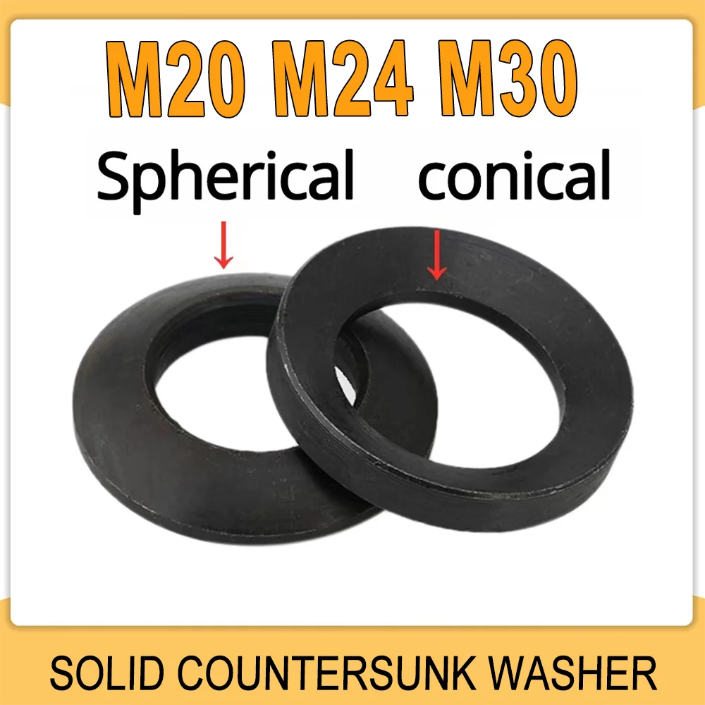 M20 M24 M30 Conical Solid Countersunk Washer Stainless Steel Spherical