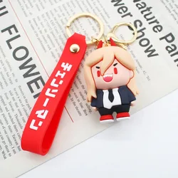 Anime - Inspired Chainsaw Man Keychain Pendant Toy Accessory (E)