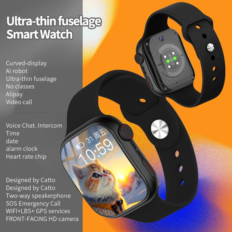 AMOLED ũ JC01 Ʈġ, IP67  ɹڼ ,  , LBS Ŵ Ʈ ġ, 4G GPS, 2.02 ġ