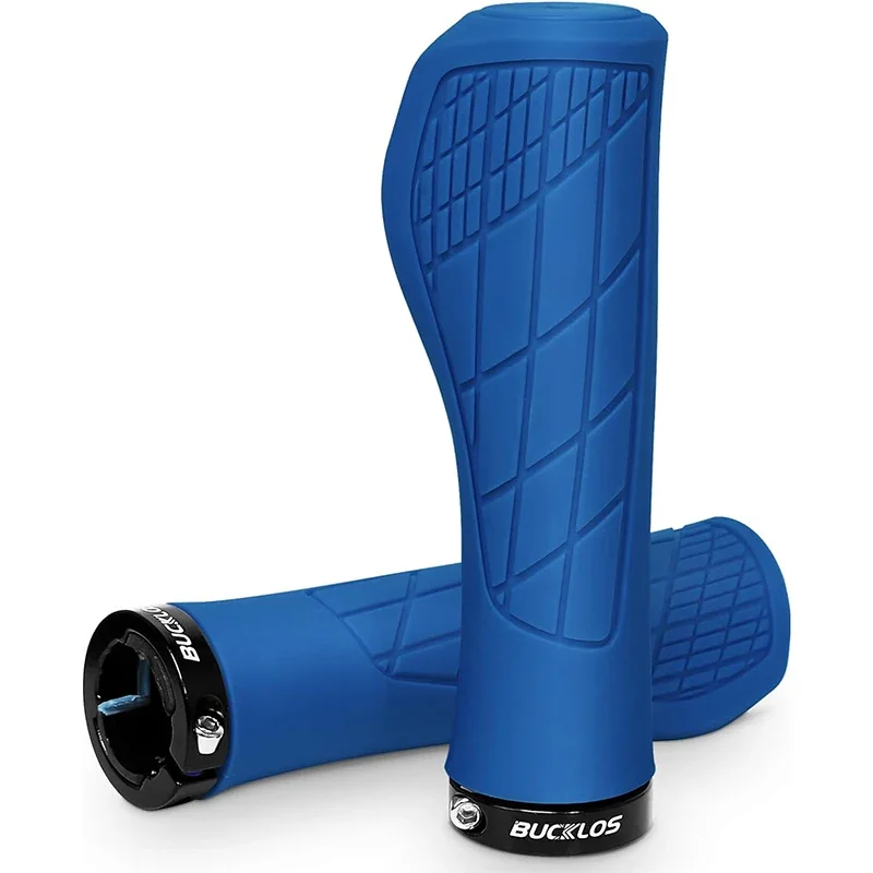 BUCKLOS Ergonomic Soft Rubber MTB Handlebar Grips – Comfortable Bicycle Accessories