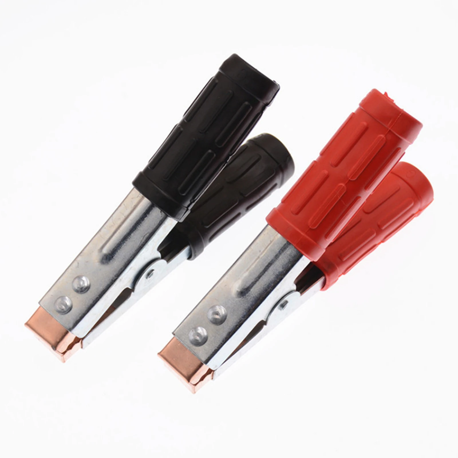 2Pcs Large Car Battery Test Lead Clips 15.8cm Insulated Alligator Clamp Auto Accessories