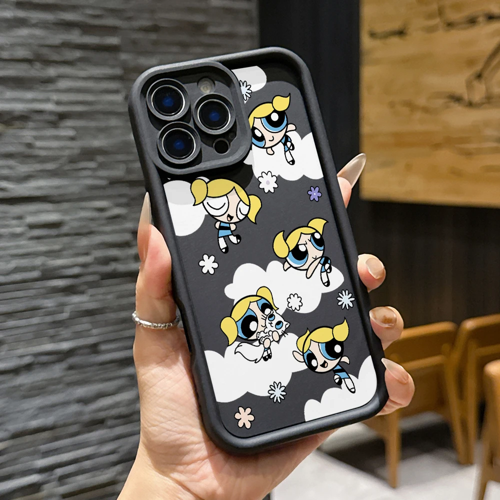Vibrant Powerpuffs Illustrated Phone Case