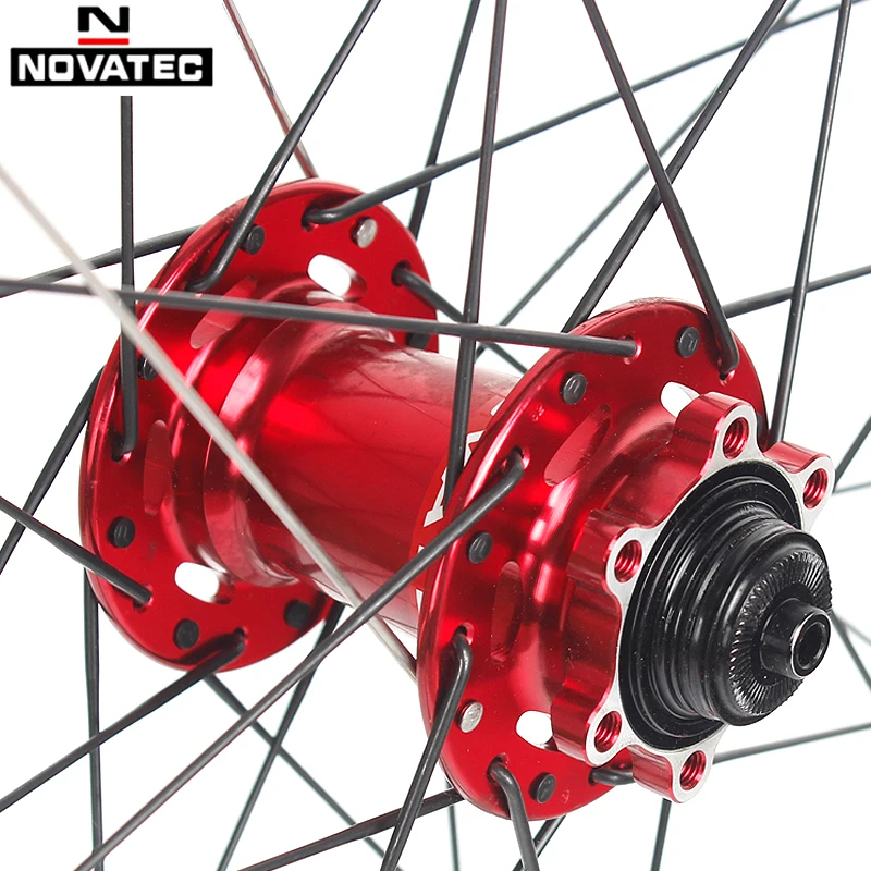 Novatec-Mountain Bike Wheel Set, MTB, 29 Inch Bearing, Aluminum Alloy, 7-11S Disc Brake, 32H Bucket Axle, Bicycle Wheel