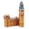 3D Jigsaw Puzzle Collection Decoration Big Ben DIY Assemble Puzzle 34 Pieces Architecture Craft Brain Teaser for Adults Children 2