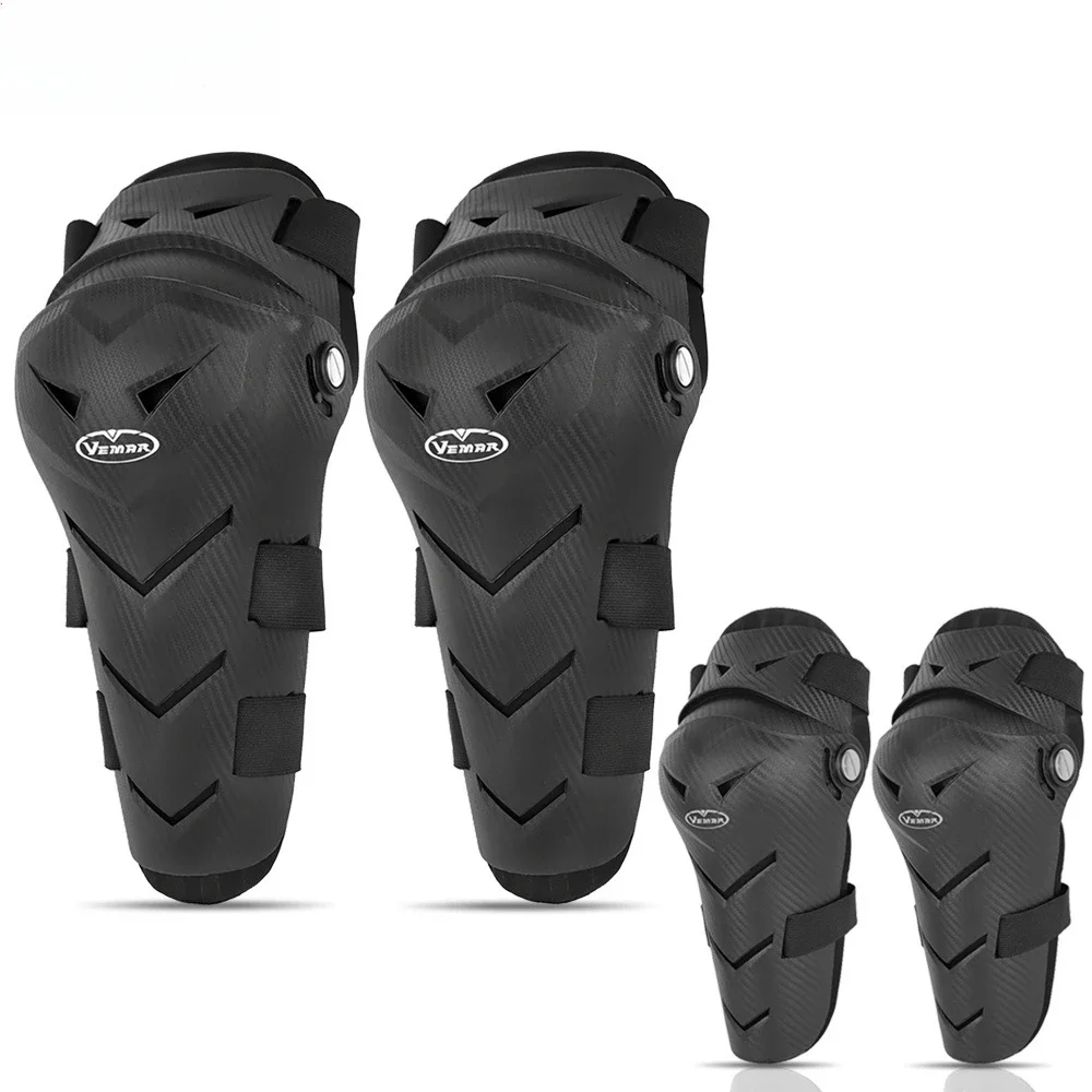Upgraded version of racing motorcycle elbow pads knee pads four-piece anti-drop cycling sports protective gear
