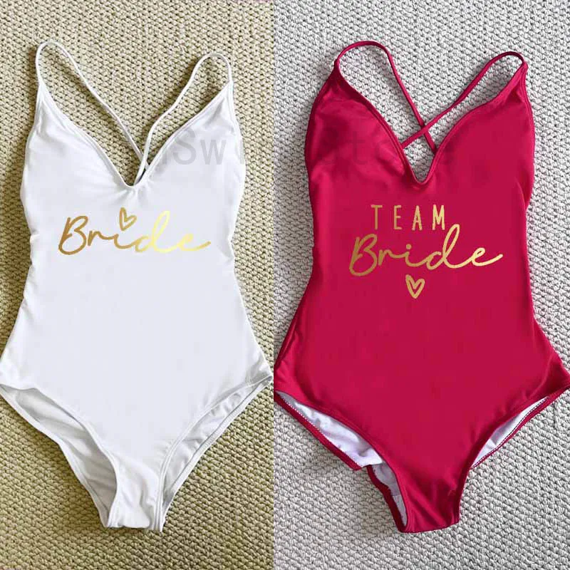 One Piece Swimsuit Women Sexy Padded Summer Bathing Suit Beachwear Bachelorette Party S-3XL