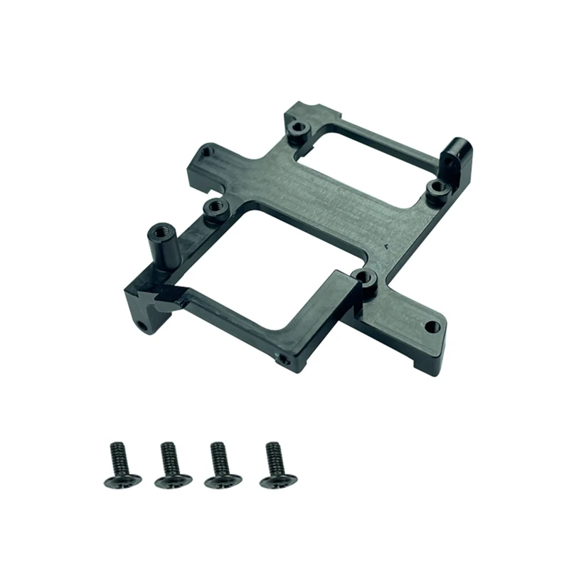 

LD-P06 Metal Gearbox Servo Mount Bracket for LDRC LD-P06 LD P06 Unimog 1/12 RC Truck Car Upgrades Parts,Black