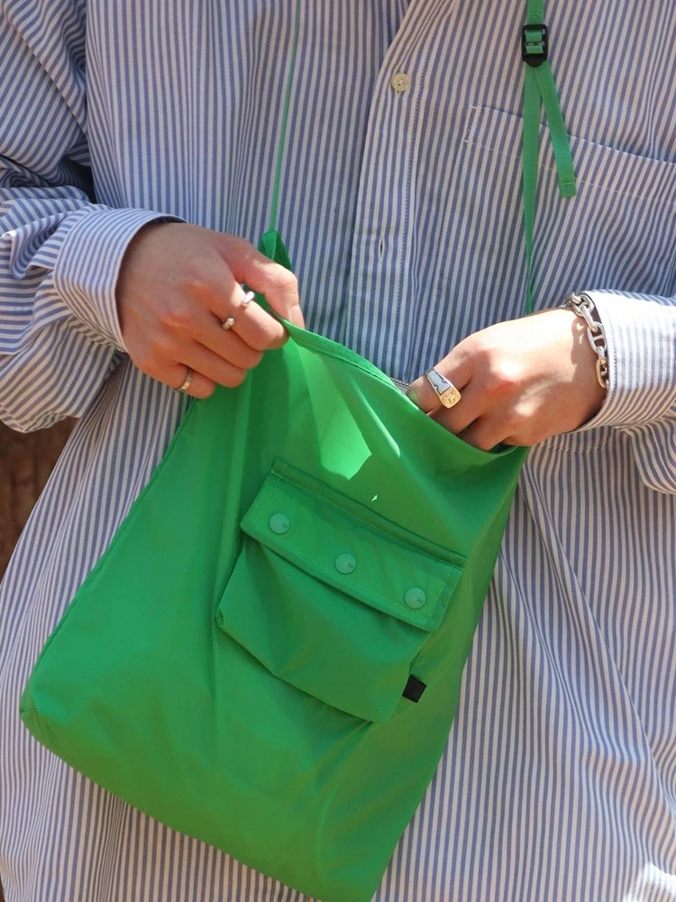 23SS Original pier39SS Japanese Versatile Casual Commuting Crossbody Nylon Waterproof Shoulder Bag