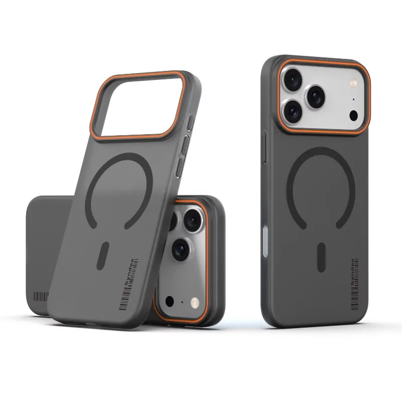 Premium Matte Clear Case with Magnetic Wireless Charging Cover