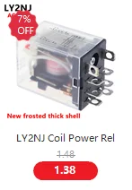 1 stücke Allzweck LY2NJ HH62P Elektronische Micro Elektromagnetische Relais LED Lampe 10A 8 Pins Spule DPDT DC12V 24V AC110V 220V – Detail 12