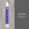 1PC Sakura Solidified Paint Solid Marker 14 To 392 Degrees F, White, Non-Toxic Waterproof Permanent Paint Marker Mark Anything 1