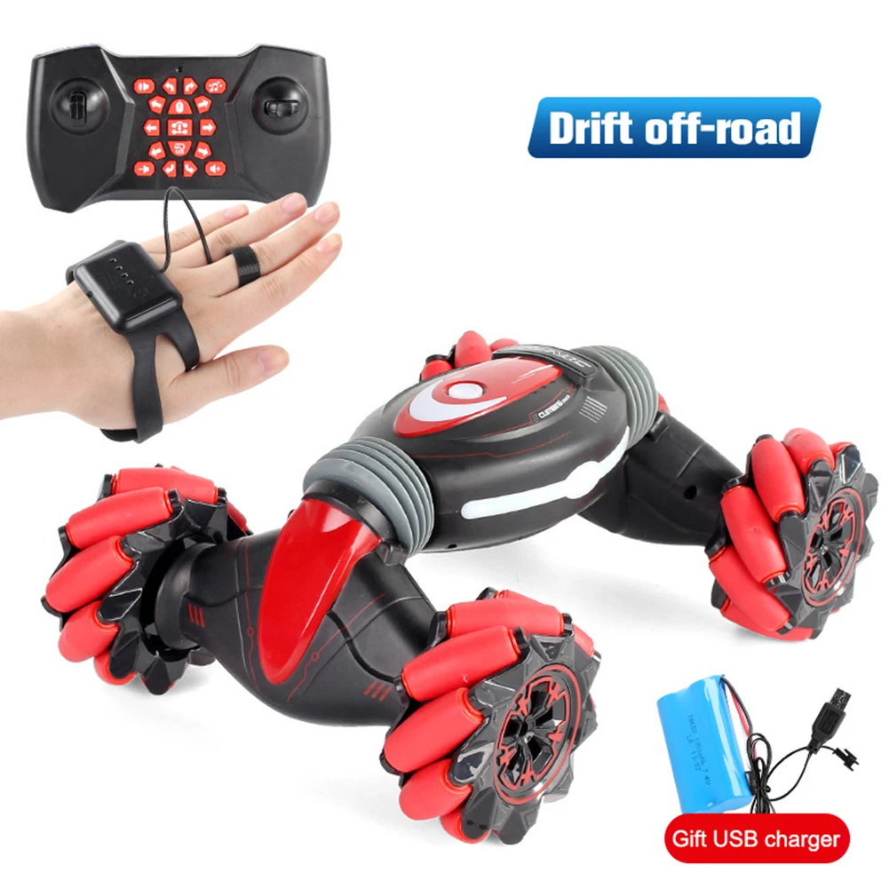 

Трюковый Радиоуправляемый автомобиль с датчиком жестов, крутящийся автомобиль, дрифтовый автомобиль, детская игрушка, рождественские подарки, аксессуары, трюковая Радиоуправляемая машина