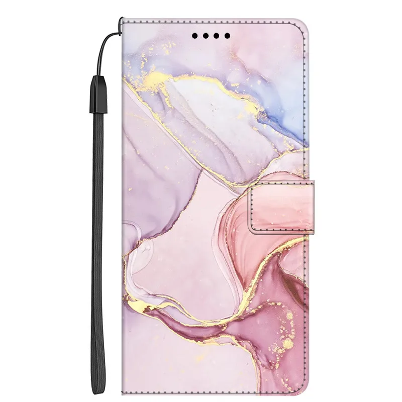 Marble Leather Case For vivo X80 Pro Y33S Y21s V2109 Y21 Y76 Y52 V23E 5G 4G Flip Cover Stand Wallet Book Funda Protective Case 4