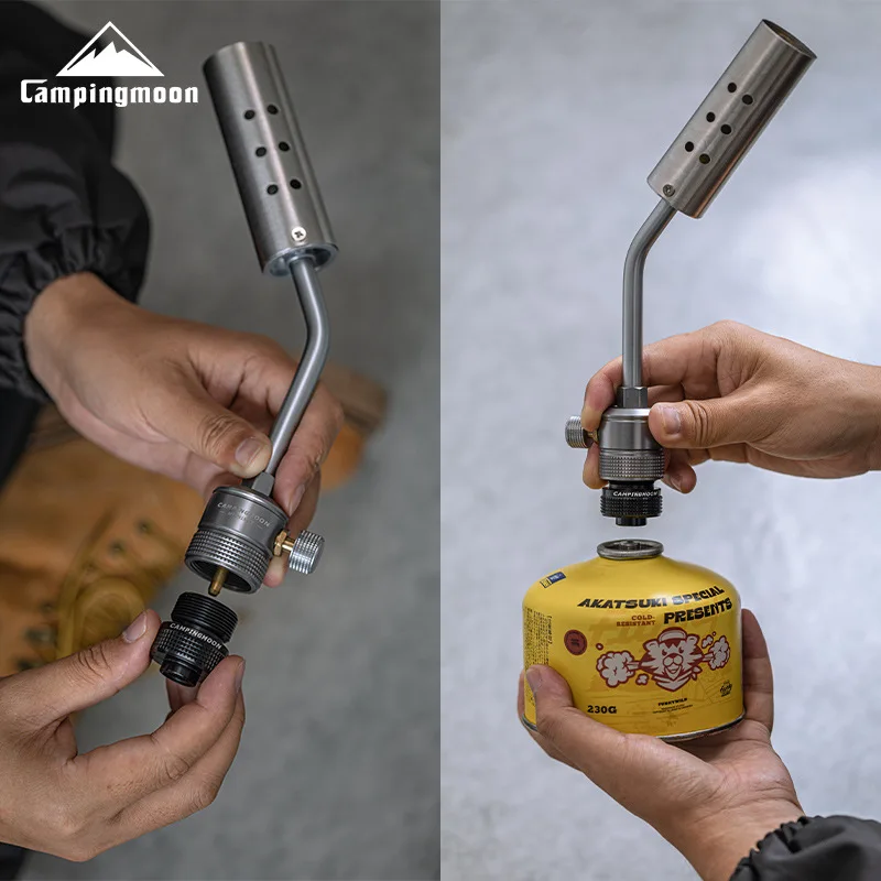 محول خزان غاز من سبائك الألومنيوم Campingmoon ، مف...