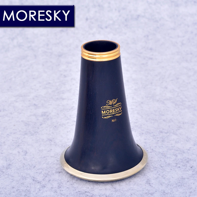 MORESKY Professional Ebony Clarinet Bb 17 Key Silver Plated Copper Grenadilla Wood Sib Klarnet M1&middot;a