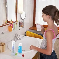 5-50pcs Rolling Tube Toothpaste Squeezer Toothpaste Seat Holder Stand Rotate Toothpaste Dispenser for Bathroom Accessories 2