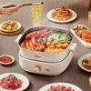 Midea 220V Electric Hotpot 6L Multifunctional Split Household Electric Cooking Pot Non-Stick Double Flavour Pot 3