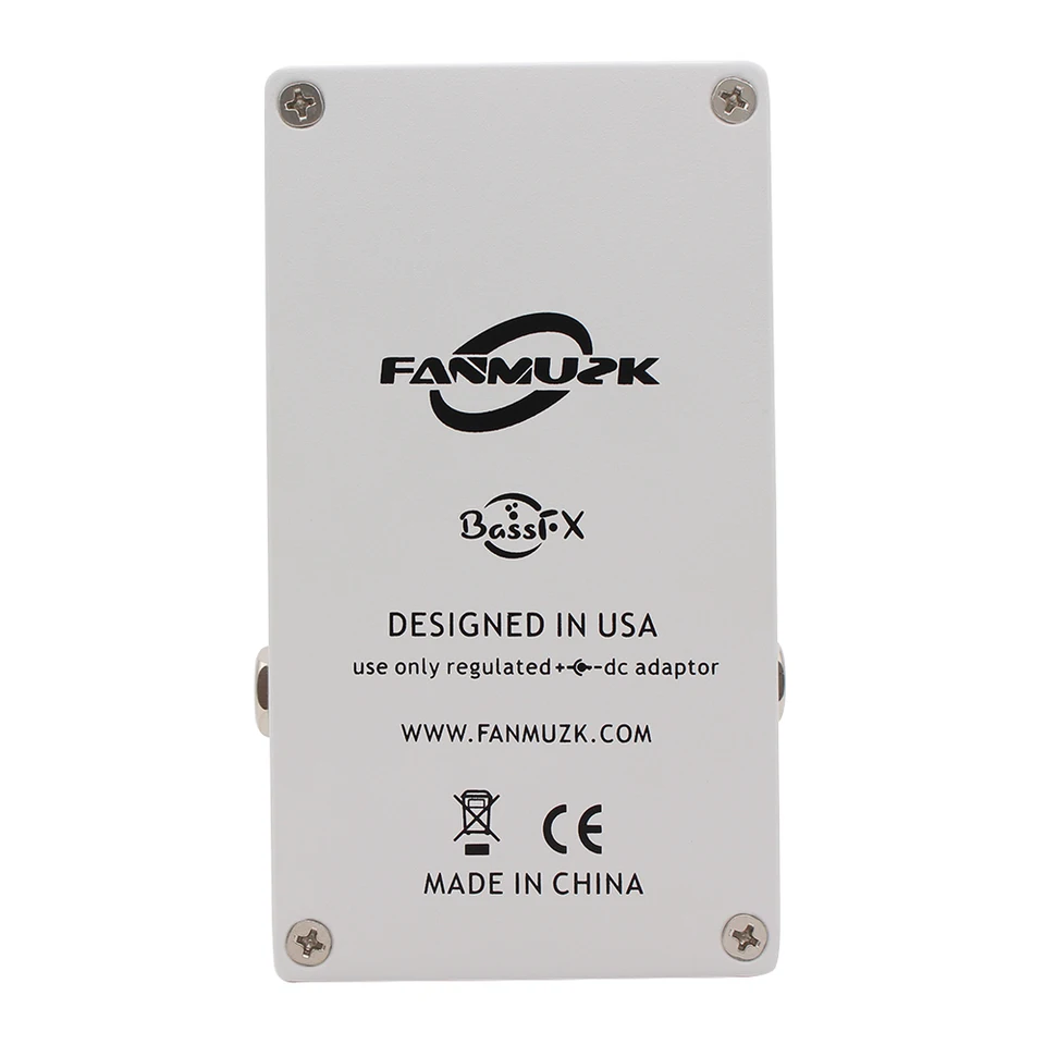 Fanmuzk Octopus Booster Bass Preamp Pedal 3-Band EQ for Electric