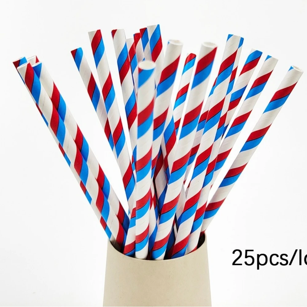 25pcs red blue