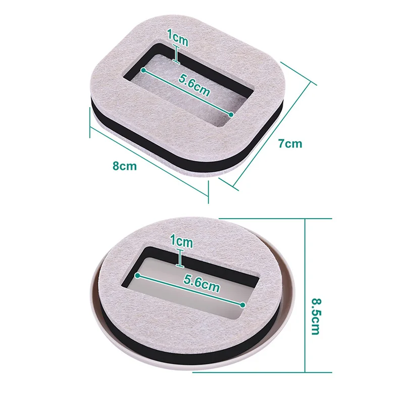 Cadeira de escritório roda rolha móveis rodízio copos protetores de piso de madeira anti vibração almofada cadeira rolo pés anti-deslizamento esteira