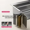 Thickened 304 Sink Stainless Steel Sink Single Vegetable Basin Dishwasher Table Stainless Steel Kitchen Accessories Basin Large 5