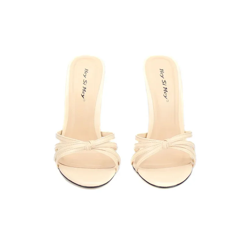 Summer Women 13CM High Heels Sandals Patent Leather Rubber Sole Fine Heel Open Toe Solid Color Women's Slippers platform high heels sandals,women high heels,women slippers