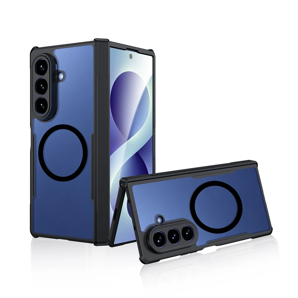 Xundd Aramid Carbon Fiber Magnetic Shockproof Case with Folding Design