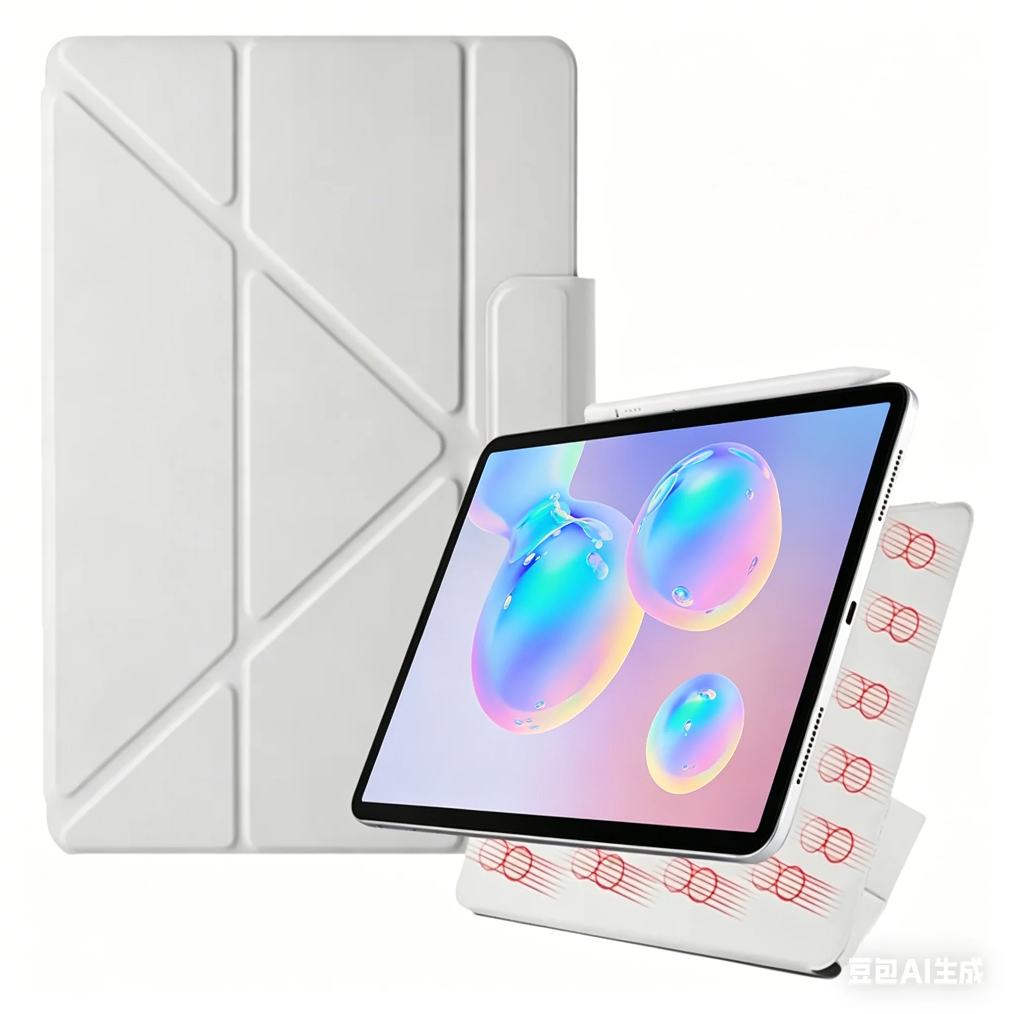 Ultra Slim Magnetic Detachable Tablet Cover