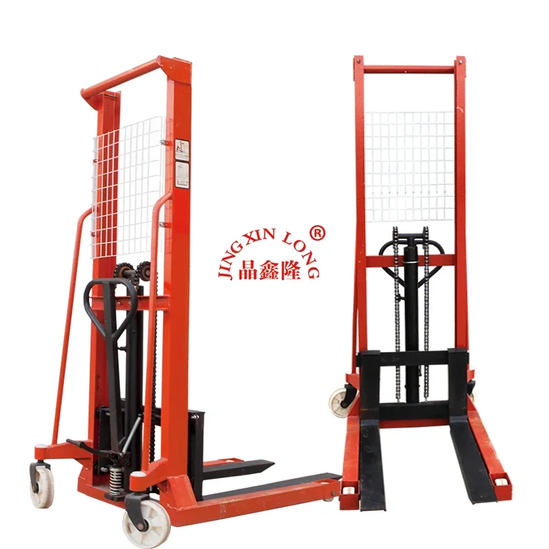 

3000KG manual mini forklift stacker hydraulic stacker price hydraulic lifter with good service