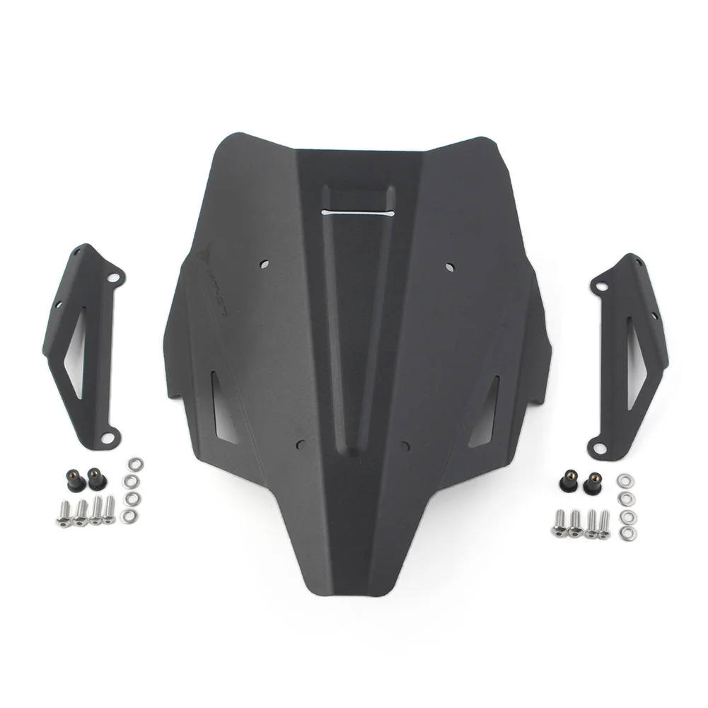 

Aluminum Motorbike Windshield Windscreen For Yamaha MT-07 FZ-07 2021-2022 Black Wind Deflector