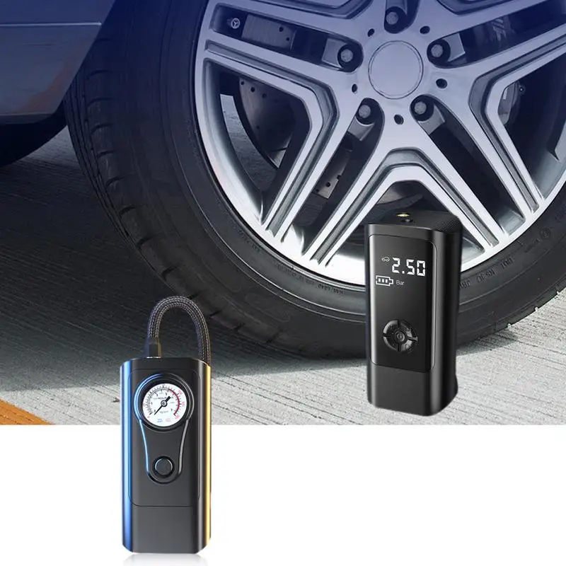 

Portable Car Tire Inflator Smart Digital Inflatable Pump Compressor For Car Tires Cordless Air Pump Car Fast Tire Boat Air Pump