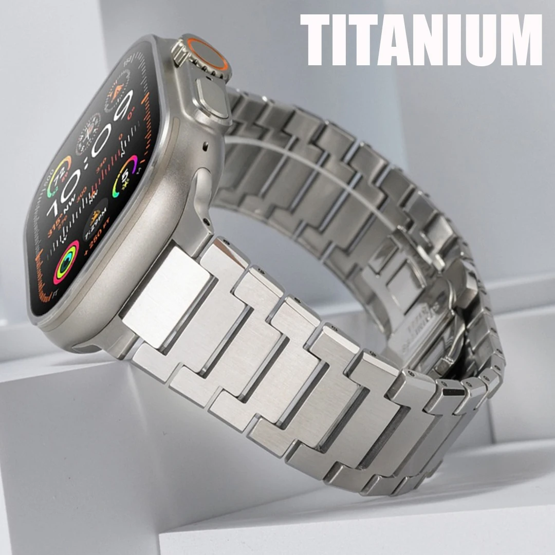 Luxury Titanium Strap for Apple Watch - Premium Business Band Bracelet