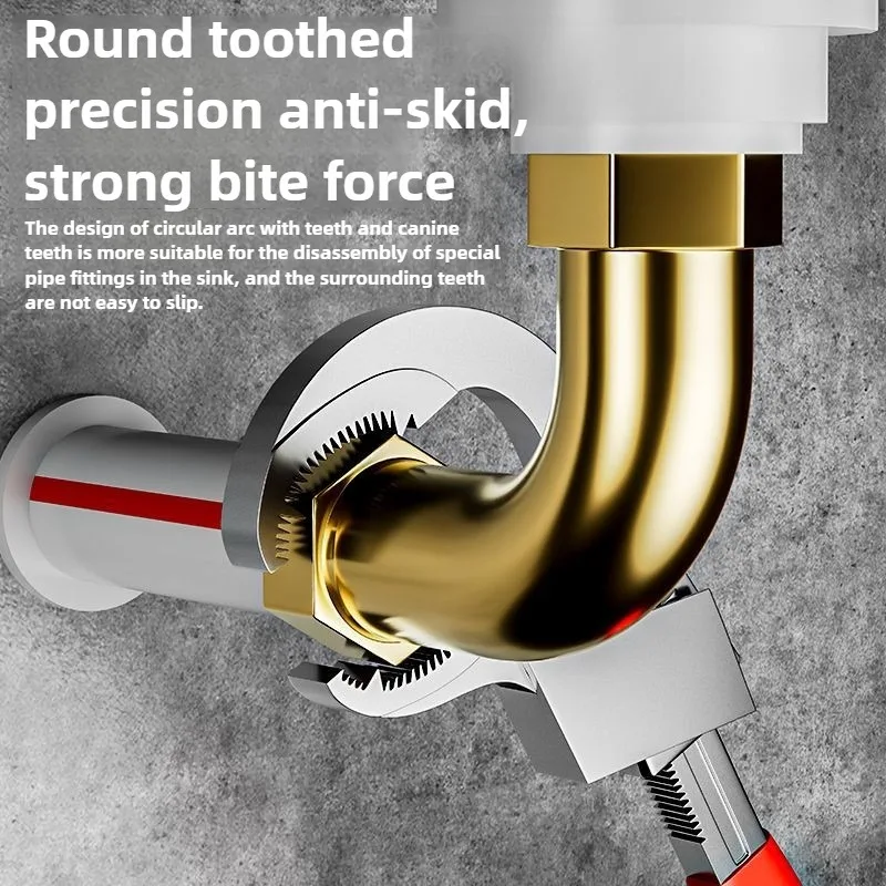 Multi-Function Sink Wrench – Universal Large Opening Faucet Tool for Bathroom and Household Pipe Installation