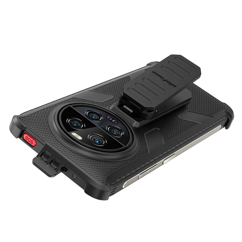 Rugged Protective Case with Multifunctional Back Clip and Carabiner