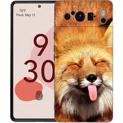 Enhanced Fox Design Shockproof Silicone Phone Case Cover - Pixel 6 Pro 5g (A1)