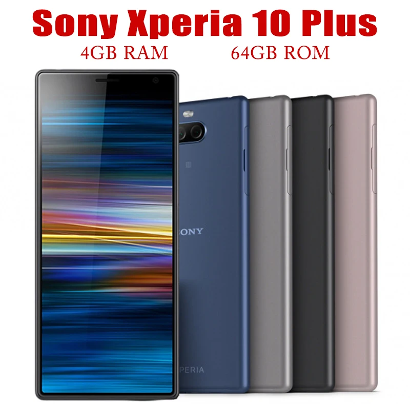 Sony Xperia 10 Plus I3213 I4293 4G Mobile Phone 6.5