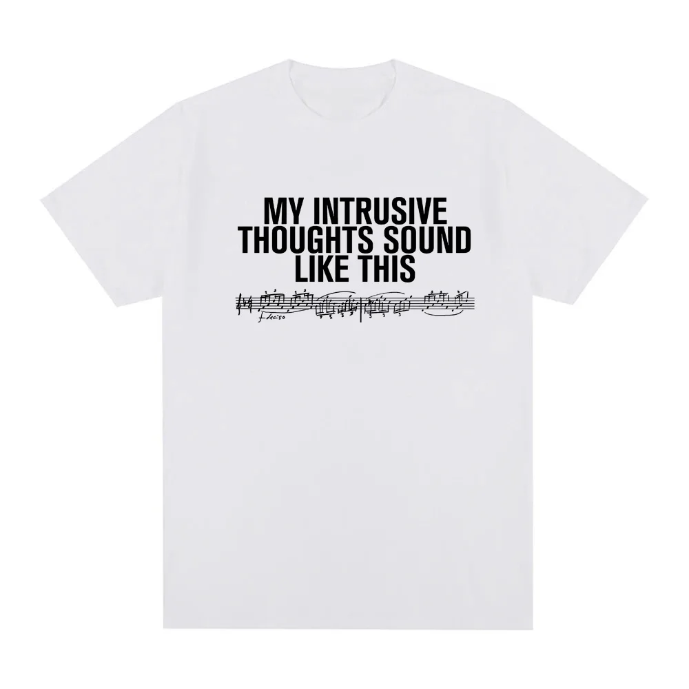 INTRUSIVE THOUGHTS BABY TEE 2026 new style ROSALIA Same As Official Website High Quality Tee-shirt 100%Cotton Soft Round Neck 1