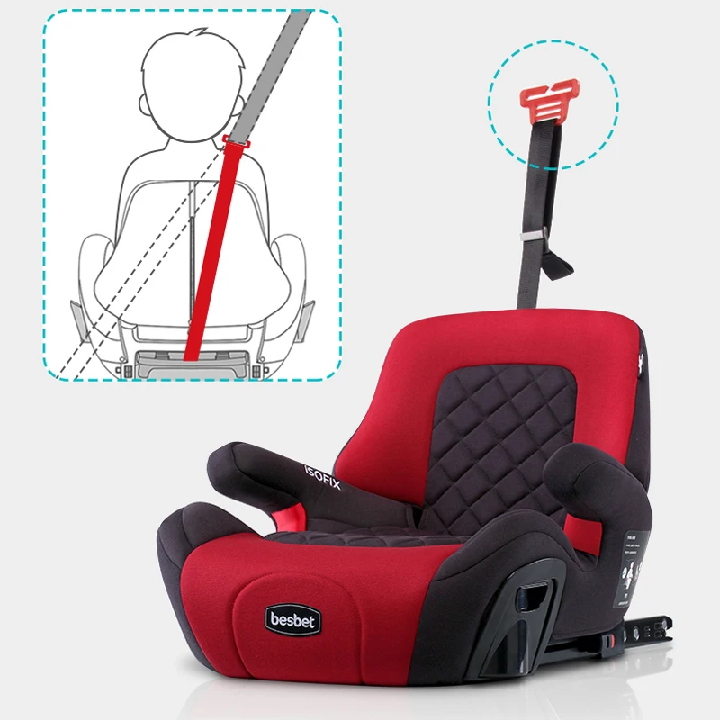 3-12 Years Old Portable Baby Infant Car Seat ISOFIX Interface Booster Seat  for Baby Child Booster Pad Travel Car Safety Seat - AliExpress