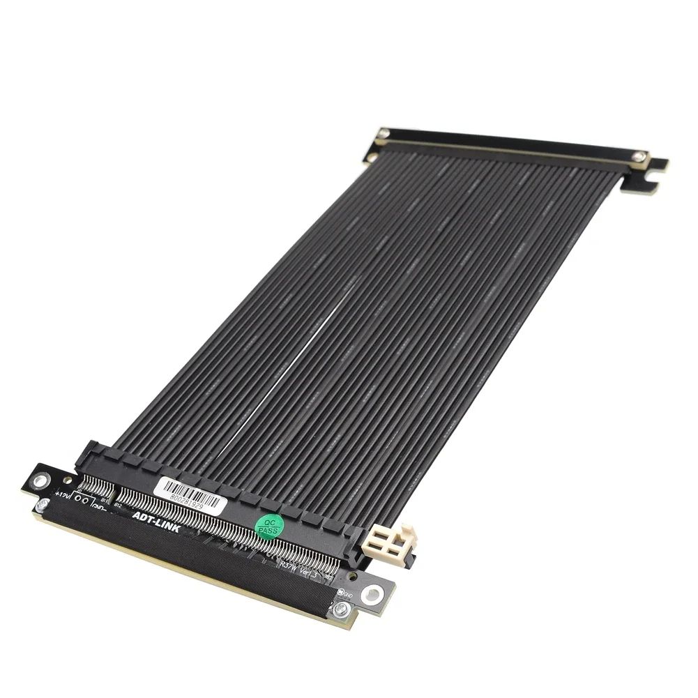 Adt-link-cabo de Extensão Reversa Dupla Pcie 4.0 3.0x16 Riser Cabo Rtx 3090 Placa Gráfica Rx6800xt Itx a4 pc Case Pci-e 16x Gen4 - Imagem 6