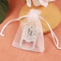 10pcs Custom Laser Engraved Stainless Steel Bottle Opener Keychain Baptism Birthday Gift Wedding Party Gift for Guest Key Chain 4