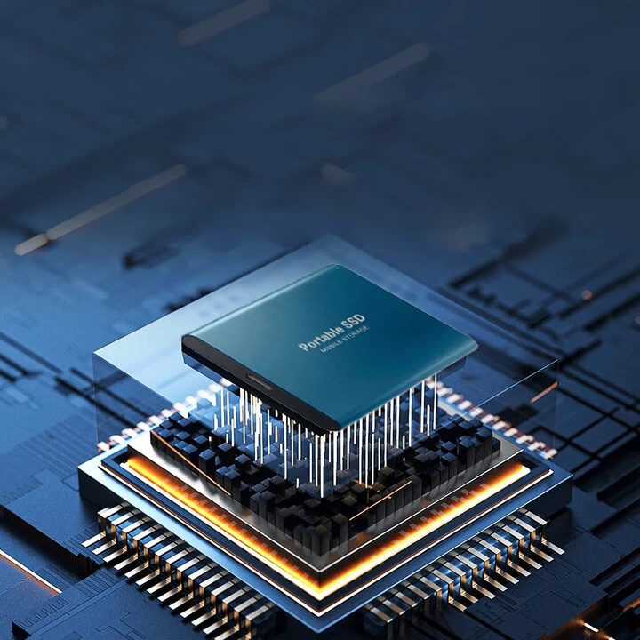 Anti-Shock Design SSD 2TB 4TBNew Portable External Hard Drive 16TB Mass Capacity Solid State Disk USB3.2 TYPE-C for Laptop PC