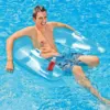 Inflatable Pool Floats for Adult Kids, Float Chairs with Cupholders and Handles Pool Lounges, PVC Water Mattresses Hammock Mat 2