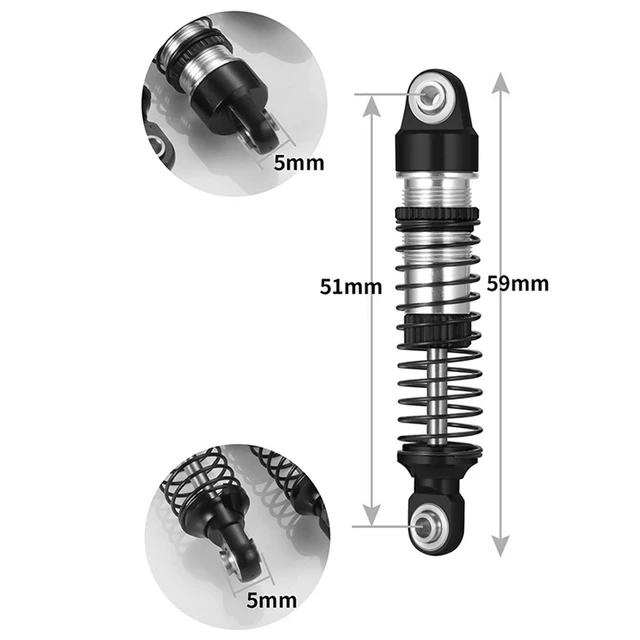 RCカー用ショックアブソーバー Compatible With Traxxas For TRX4M For