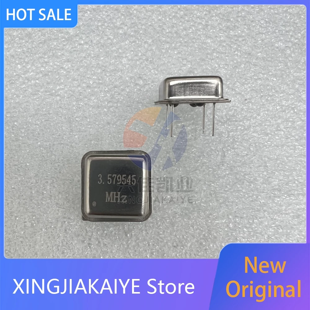 5PCS 3.579545M 3.579545MHZ Half size 3.3v 5v CRYSTAL OSCILLATOR OSC DIP-4 3.579545