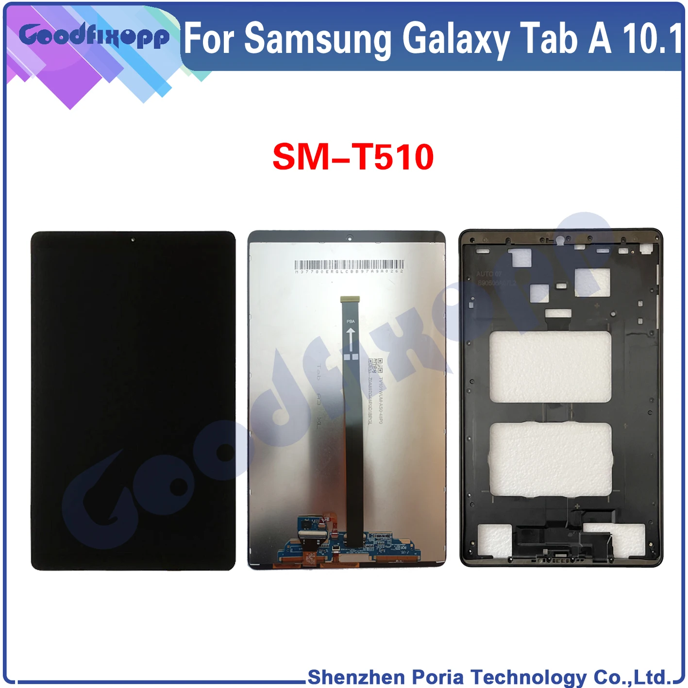 Per Samsung Galaxy Tab A 10.1 (2019) Sm-T510 Display Lcd Touch Screen Digitizer Assembly Per Samsung Galaxy Tab A 10.1 2019 T510